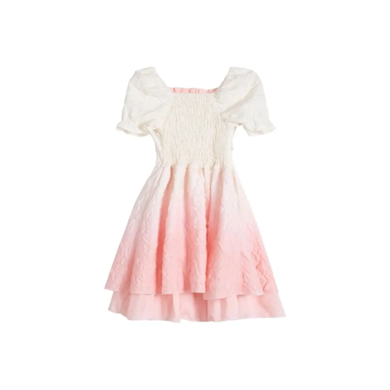 Peaches Peaches Short Sleeved Dress Women's-1