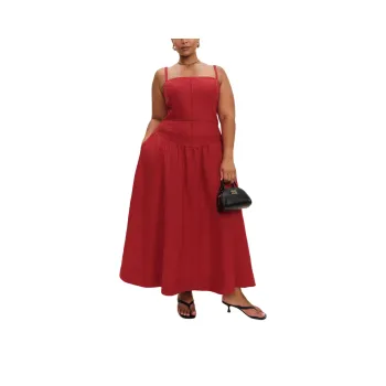 REFORMATION Katarin Linen Dress Es Slip Dress Women's
