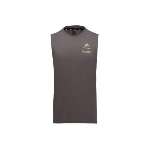 Adidas x LAIMEI,LIANMINGKUAN SS25 Tank Top Men's Charcoal Gray