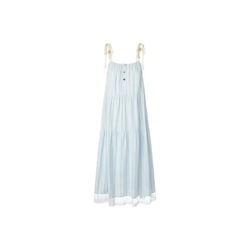 ABCMININ Slip Dresses Women's Light Blue-0