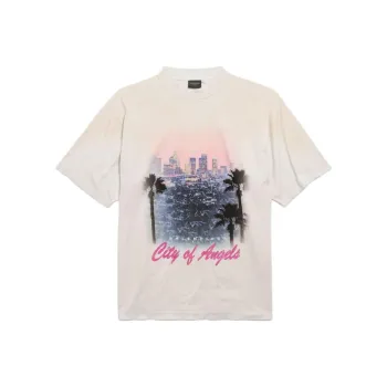 Balenciaga T Shirt Unisex White Regular Fit
