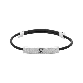 LOUIS VUITTON Metal Bangles Men's Black