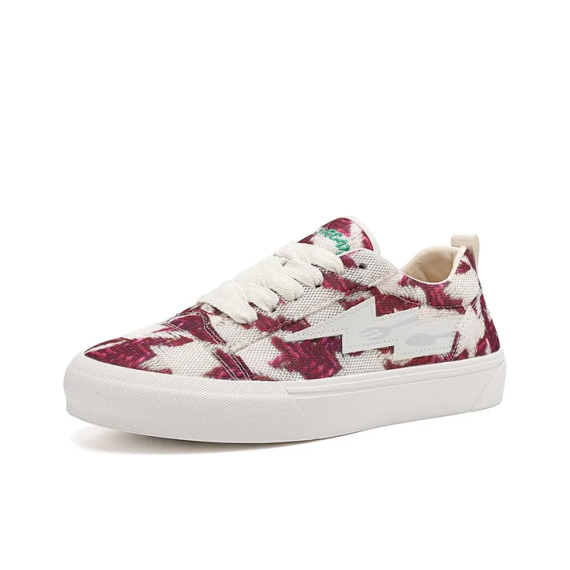 FireMonkey Slip Resistant, Impact Resistant, Abrasion Resistant Low Top Preppy Style Skateboard Shoes Unisex-34