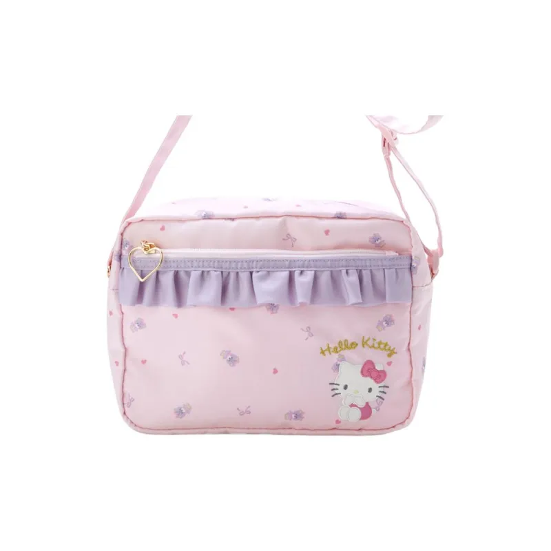 Sanrio Hello Kitty Polyester With Polypropylene Shoulder Bag Kids' Pink Purple-1