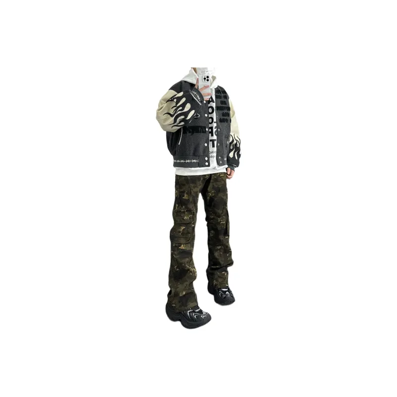 CORNILOT Cargo Pants Unisex Camouflage-1