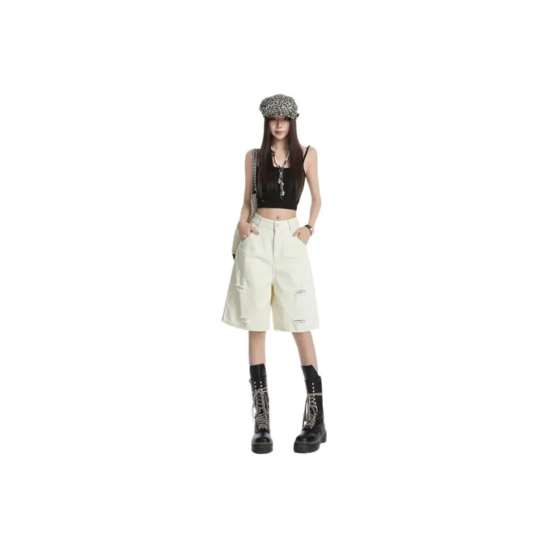 Ordifen Denim Shorts Women's-12