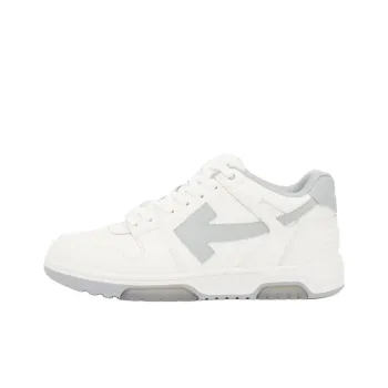 OFF WHITE Out Of Office Low Top Skateboard Shoes Men's White Gray