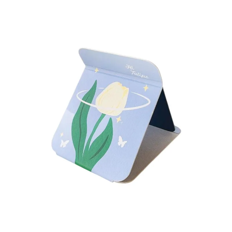 Gentle Welcome Tulip Folding Mirror Convenient Portable Hairdressing Home Makeup Small Mirror-6