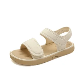 JOSINY One Strap Sandals Women's Ecru Gift Box Set