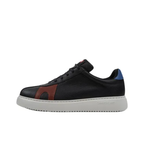 CAMPER Twins Abrasion Resistant Low Top Skateboard Shoes Men's Black