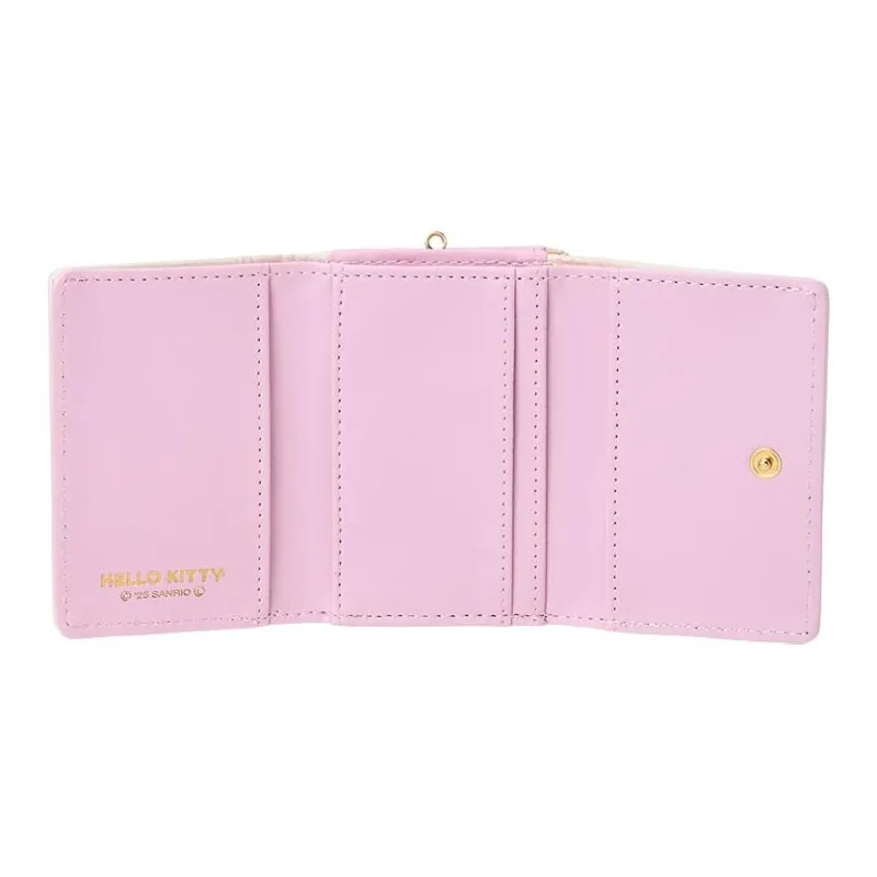 Sanrio Leather Wallet Regular Women's Beige-2