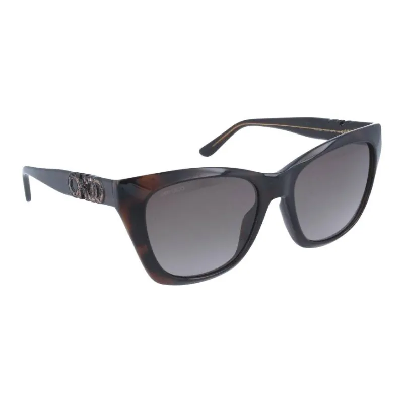 Jimmy Choo Acetate Cat Eye Sunglasses Women's Black-2