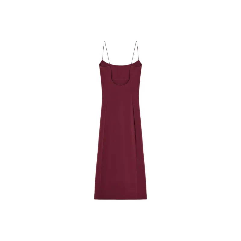 ZARA Slip Dresses Women's Dark Red-1