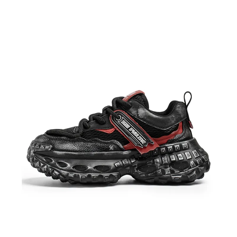 Colorful Creations Slip Resistant, Abrasion Resistant, Breathable, Height Increasing Chunky Sneakers Men's-8
