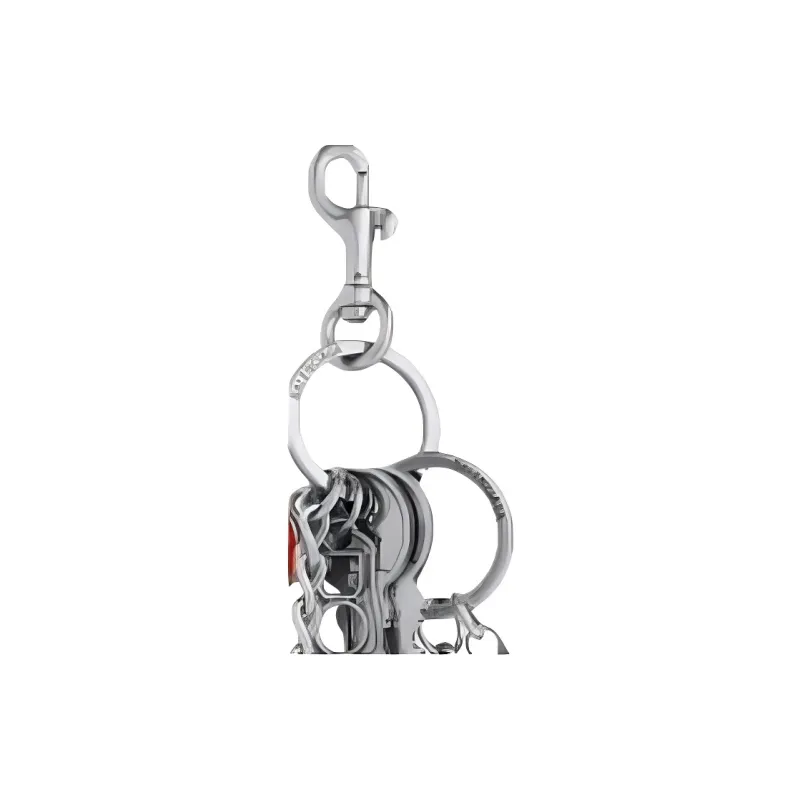 Balenciaga Caps Metal Bag Accessory Unisex Silver/Multicolor-3