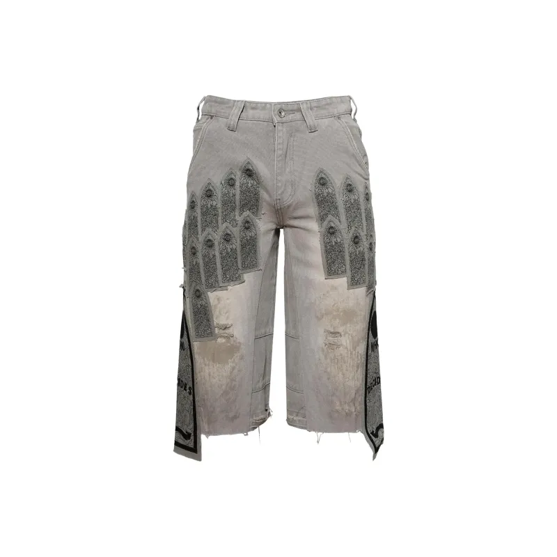 Who Decides War Patch Arched Shorts-0