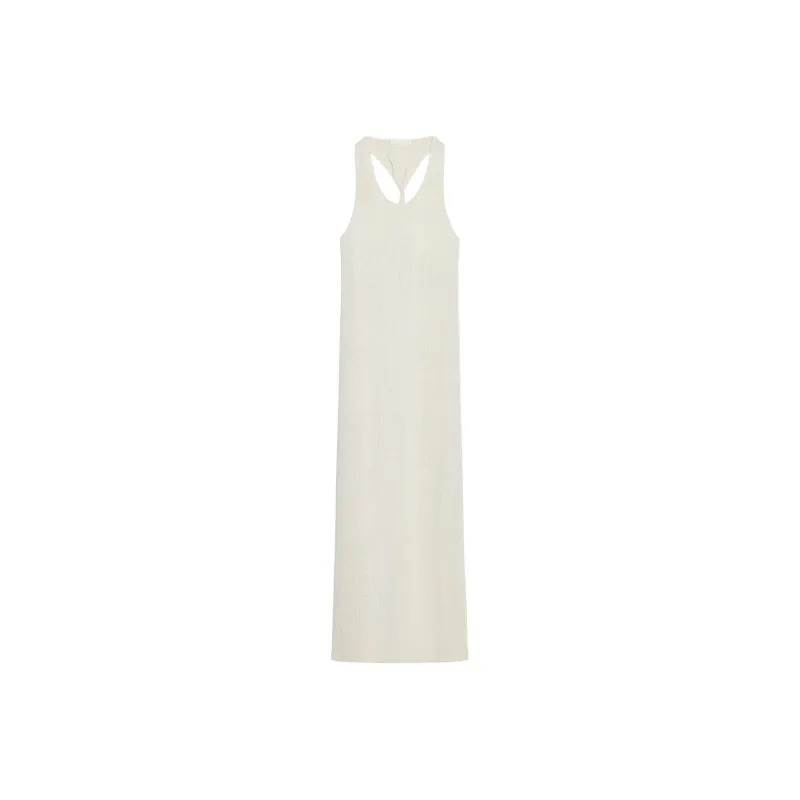 ZARA Sleeveless Dresses Women's Sand-0