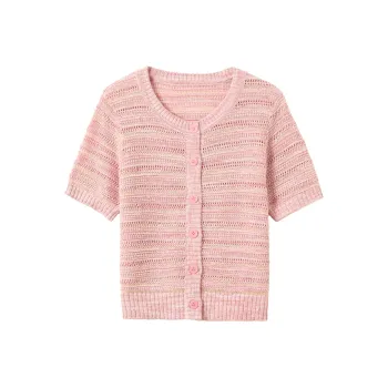3COLOUR Knitwear Women's Cherry Blossom Pink Stripes