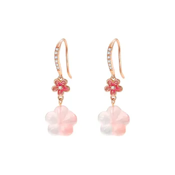 Fu Ru Ji Agate Earrings Women's
