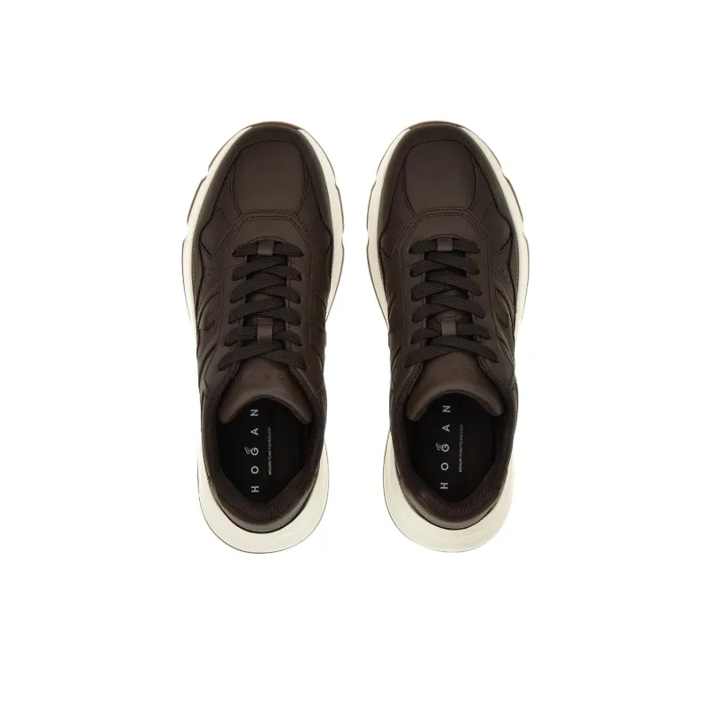 HOGAN Hyperlight Low Top Casual Shoes Men's Brown-4