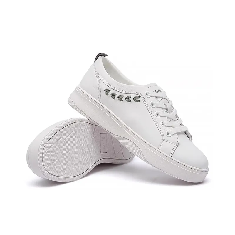 Spider King Low Top Skateboard Shoes Women's Gray-3