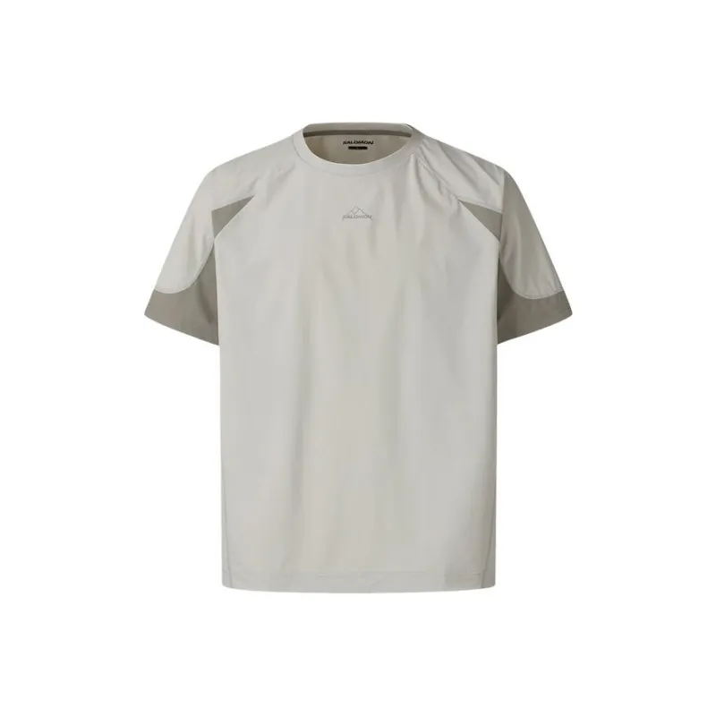 SALOMON T Shirt Men's Khaki Gray-0