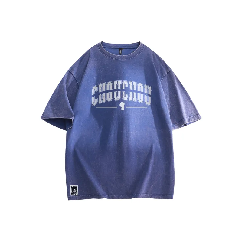 CHOUCHOUS Drop Shoulder Sleeve T Shirt Women's-7