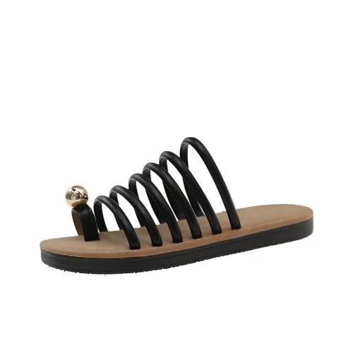WUJI Slip Resistant Abrasion Resistant Cushioning Slide Slippers Women's