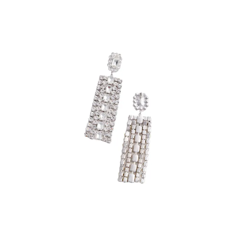 Self portrait Brass Earrings Unisex Silver-1