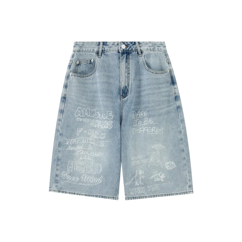 F426 Denim Shorts Unisex-0