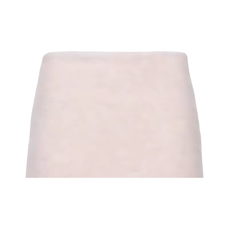 PRADA Triangle logo Wool Miniskirt-3