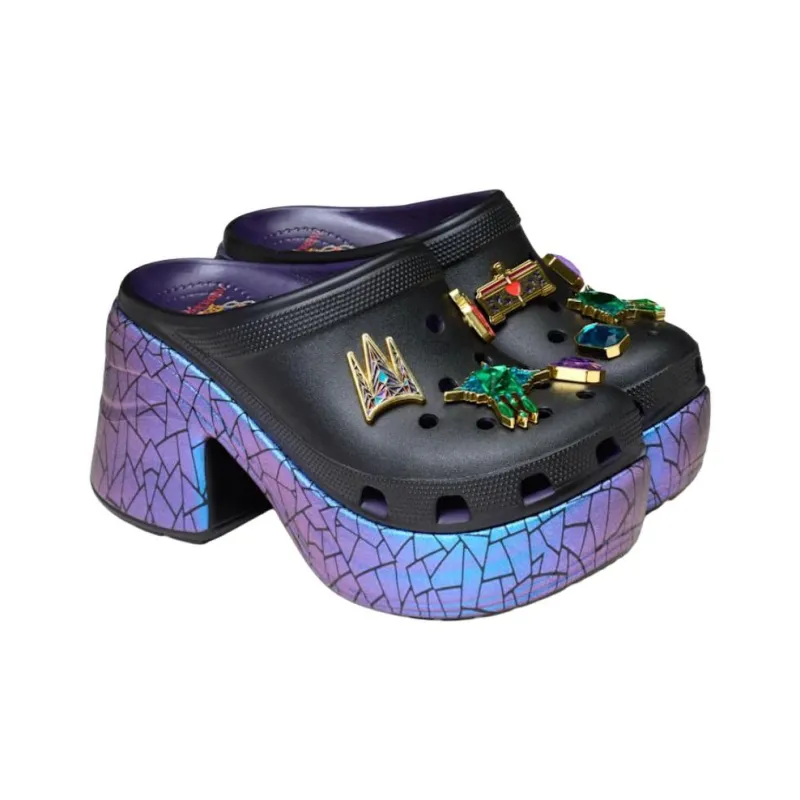 Disney x Crocs Siren Clog Clogs Unisex Black-2