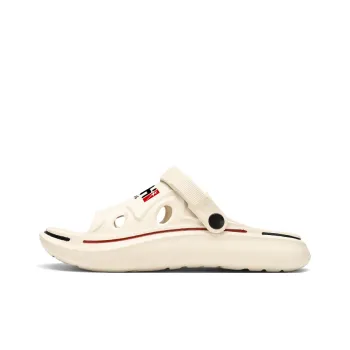 Binary EVA Cut Out Quick Dry Slip Resistant Slide Slippers Men's Beige
