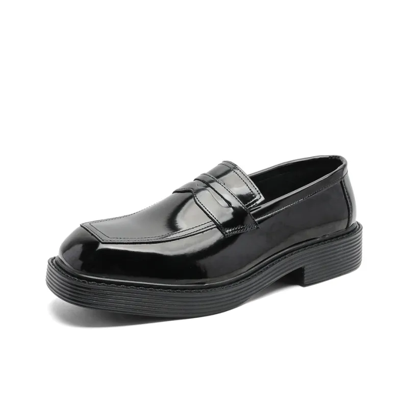 SOBB Loafers Men Black/Red/Brown/Green/Patent Leather/Blue/Purple/Charcoal Black/Gray-24