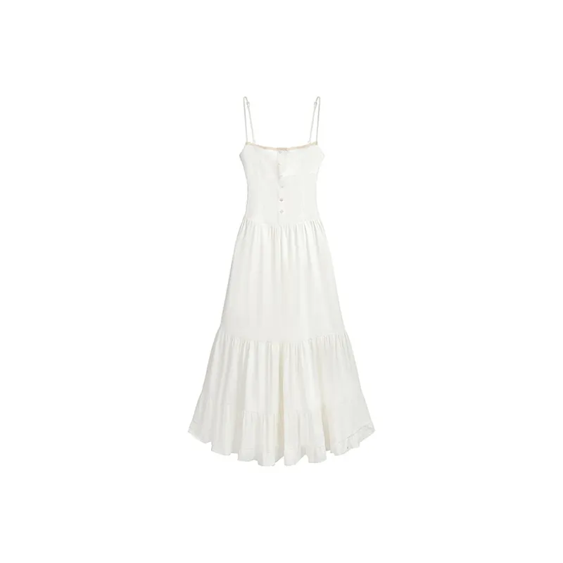 JOSR Slip Dresses Women's White-0