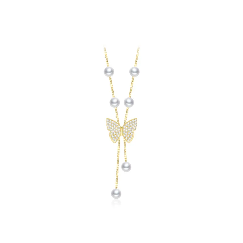 Cuz Strange Intention Zircon Necklaces Women's-0