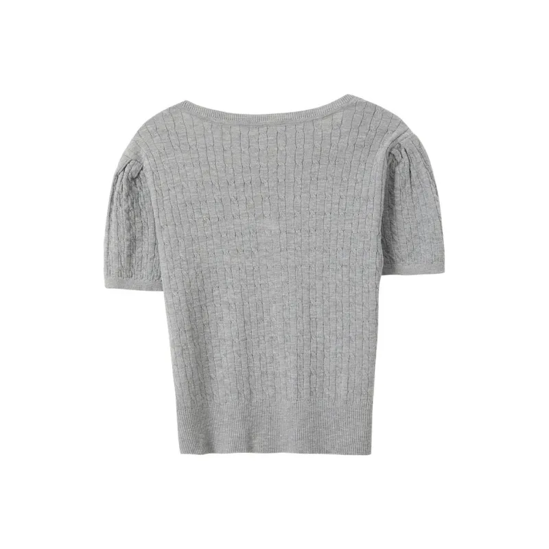 3COLOUR Knitwear Women's Elephant Gray-1