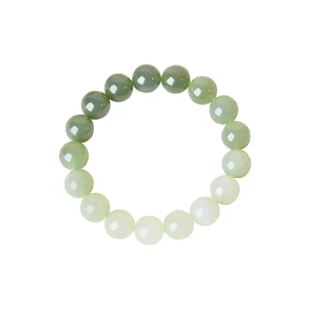 Survival Hetian Jade Bracelets Pale Greenish White Jade Women's