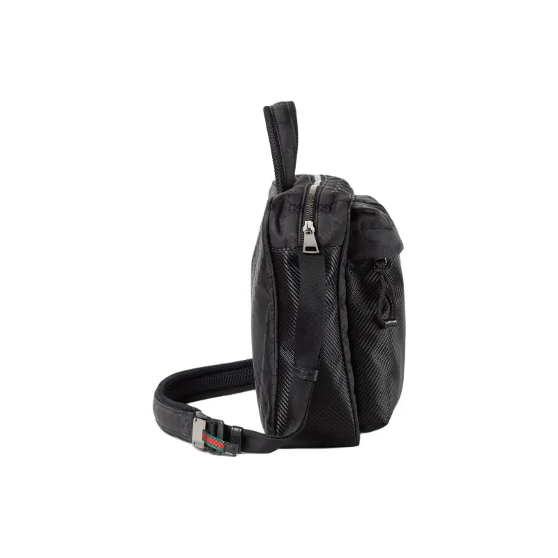 GUCCI Nylon Shoulder Bag, Crossbody Bag, Handbag Tubas Men's Black-2