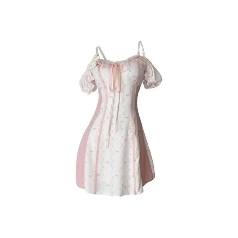 POPO.INFO Slip Dresses Women's Pink-0