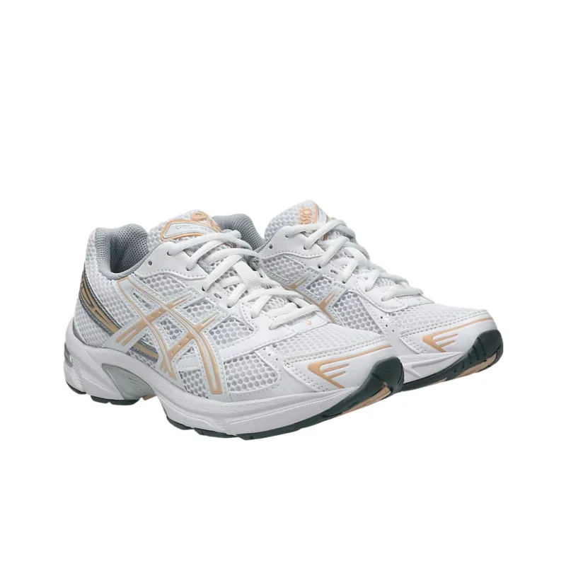 Asics Gel 1130 Anti Slip Wear Resistant Low Top Casual Running Shoes Unisex White Gold-2