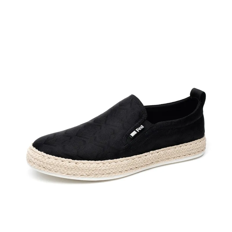 FED Breathable Low Top Casual Shoes Men's Black-1