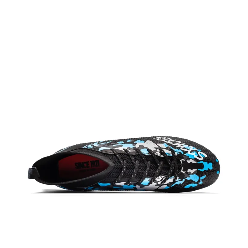 Binary FG Firm Ground Shock Absorbers With Slip Resistant And Abrasion Resistant Properties Soccer Shoes Unisex Black-2