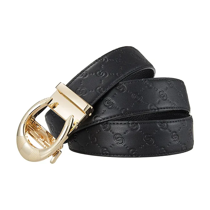 ACUC Top Grain Cow Leather Belts Men's 3.5CM-1