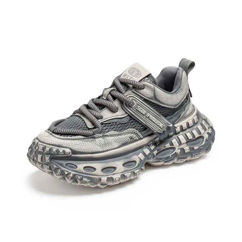 Colorful Creations Slip Resistant, Abrasion Resistant, Breathable, Height Increasing Chunky Sneakers Men's-1