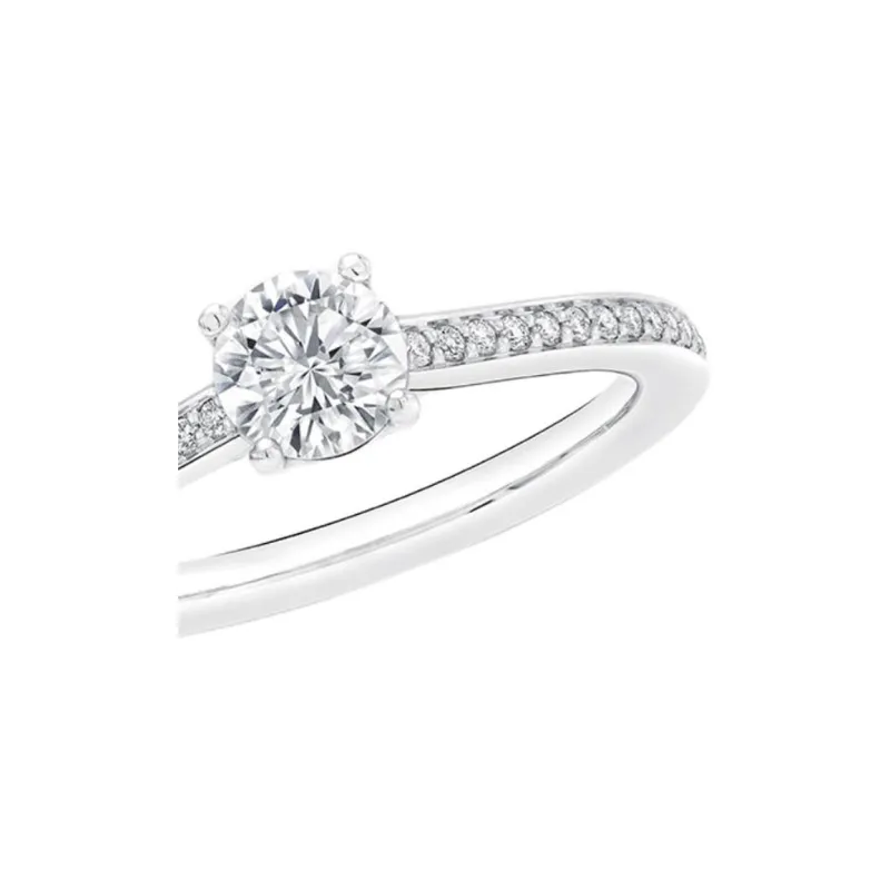 Graff 18K White Gold Rings Unisex Silver-1