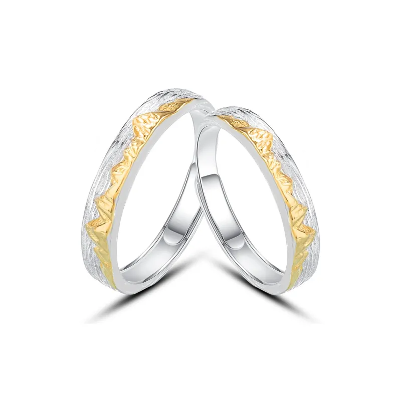 YINCHIE 999 Fine Silver Rings Unisex-0