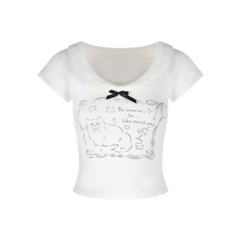 YGPRW T Shirts Women's White-0