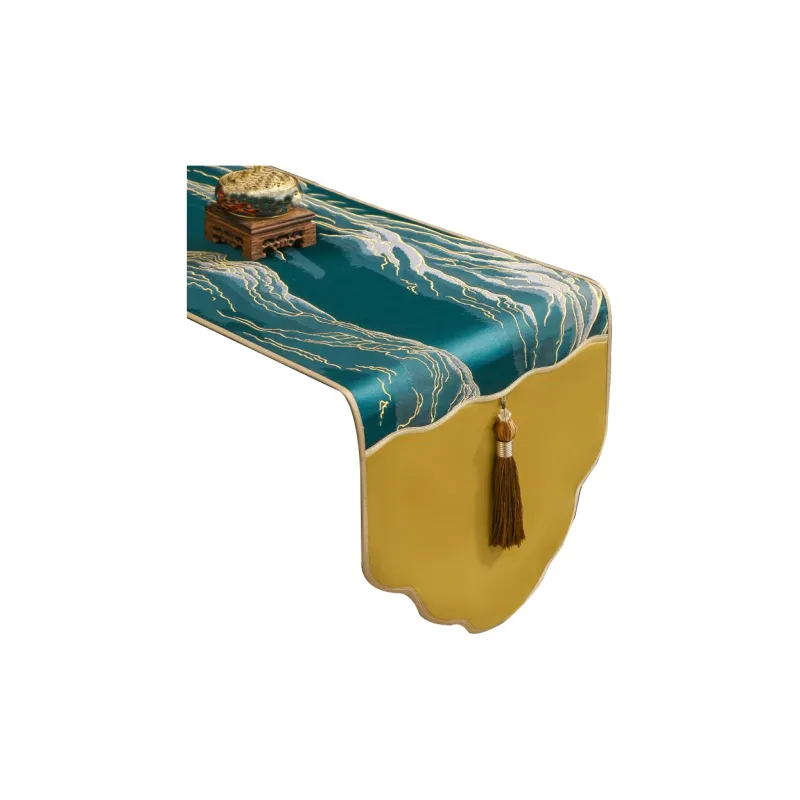 LUOYIJIA New Chinese Style Table Runners Narrow Fit Luxury High End Tea Mats & Table Padding Cloth-5