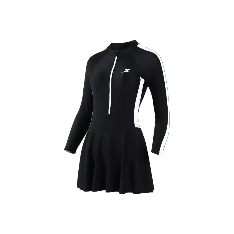 XTEP Two Piece Swimsuit Women's Black-0